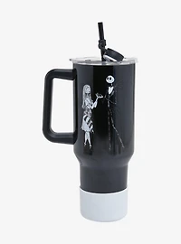 Disney The Nightmare Before Christmas Lock, Shock, & Barrel Portrait Straw Tumbler with Handle - BoxLunch Exclusive