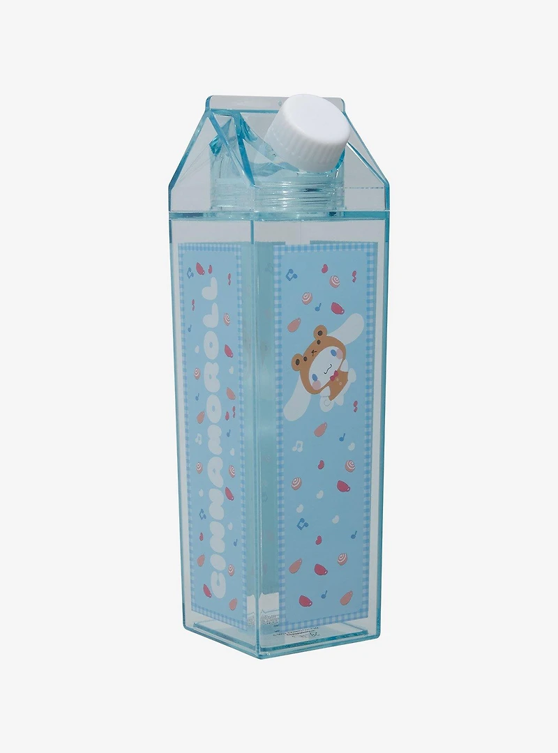 Sanrio Cinnamoroll Blue Milk Carton Water Bottle — BoxLunch Exclusive