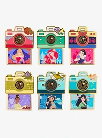 Disney Princess Camera Sliding Blind Box Enamel Pin - BoxLunch Exclusive