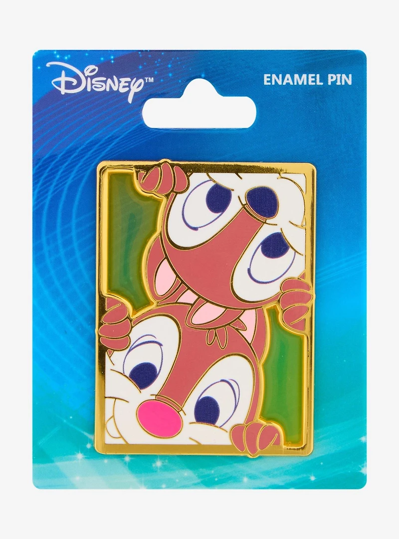 Disney Chip & Dale Stained Glass Portrait Enamel Pin - BoxLunch Exclusive