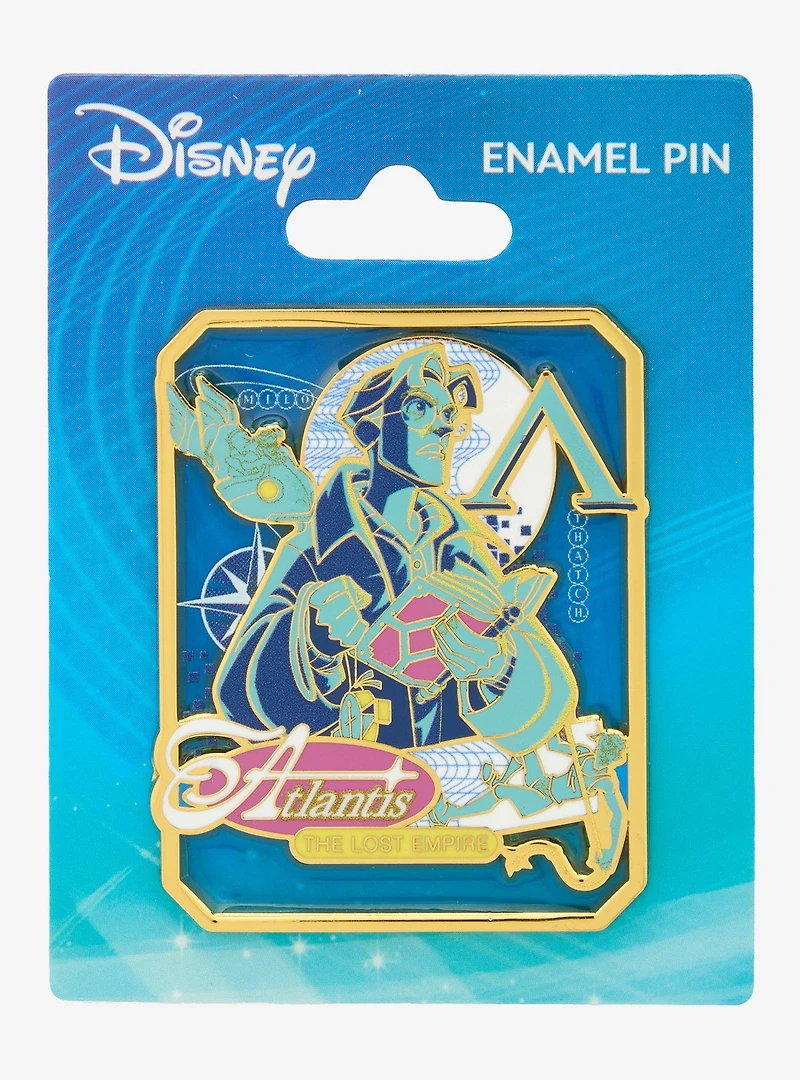 Disney Atlantis: The Lost Empire Milo Stained Glass Enamel Pin — BoxLunch Exclusive