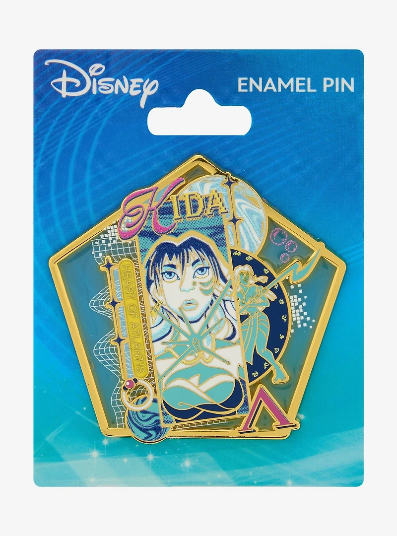 Disney Atlantis: The Lost Empire Kida Stained Glass Enamel Pin — BoxLunch Exclusive