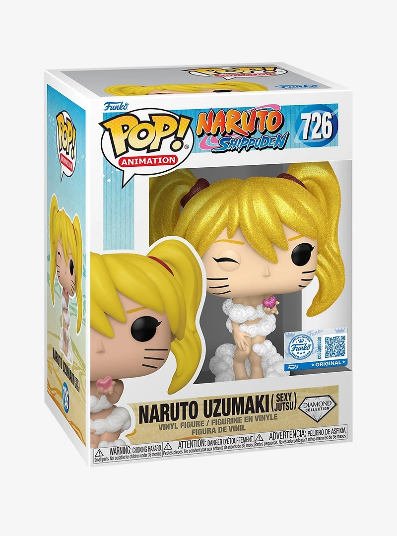 Funko Pop! Animation Naruto Shippuden Naruto Uzumaki (Sexy Jutsu) Vinyl Figure — BoxLunch Exclusive