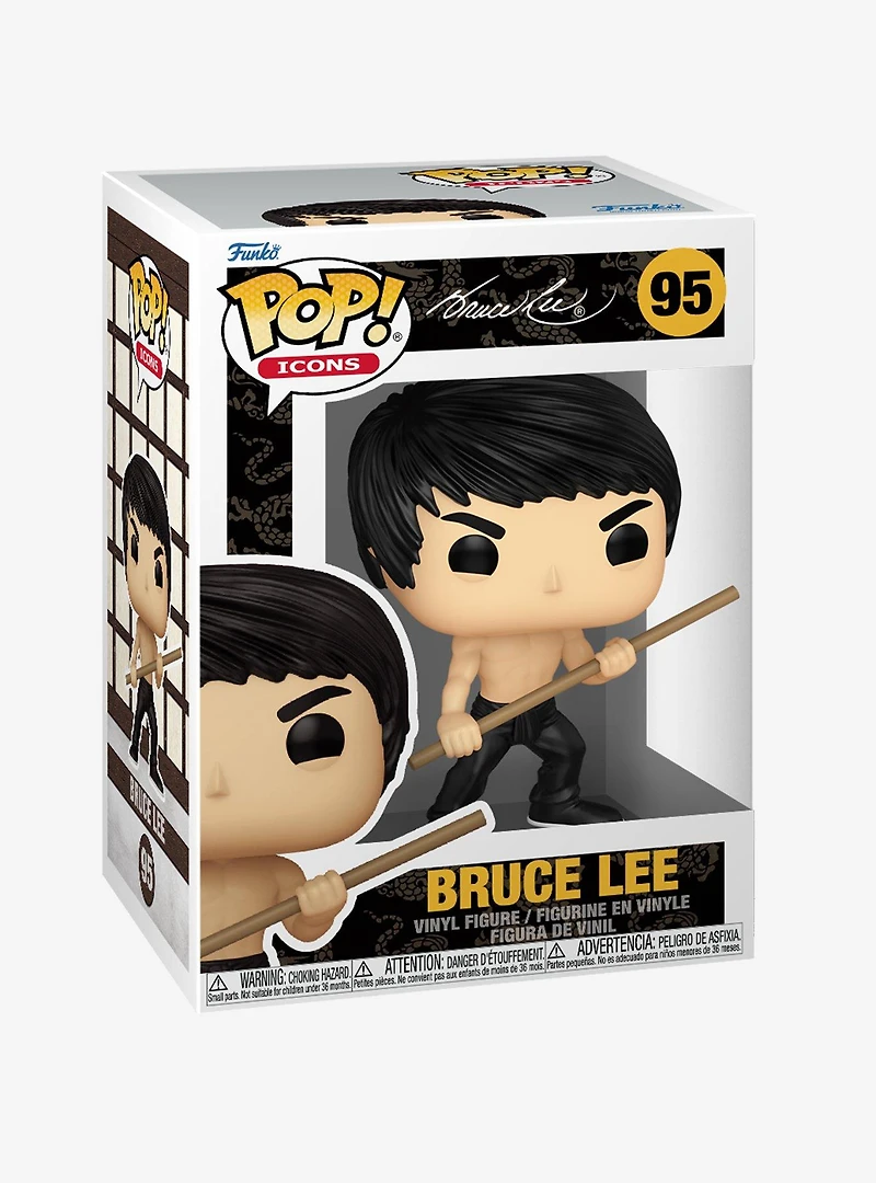 Funko Pop! Icons Bruce Lee Vinyl Figure