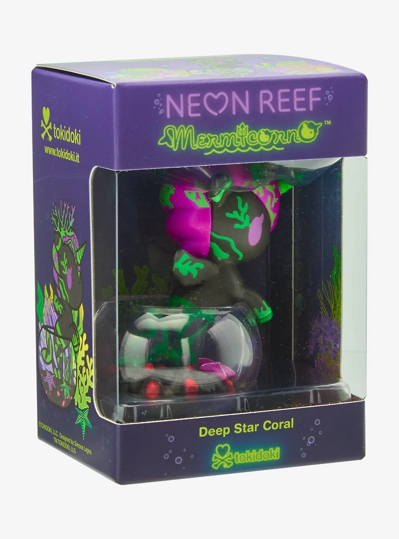tokidoki Mermicorno Neon Reef Deep Star Coral Figure