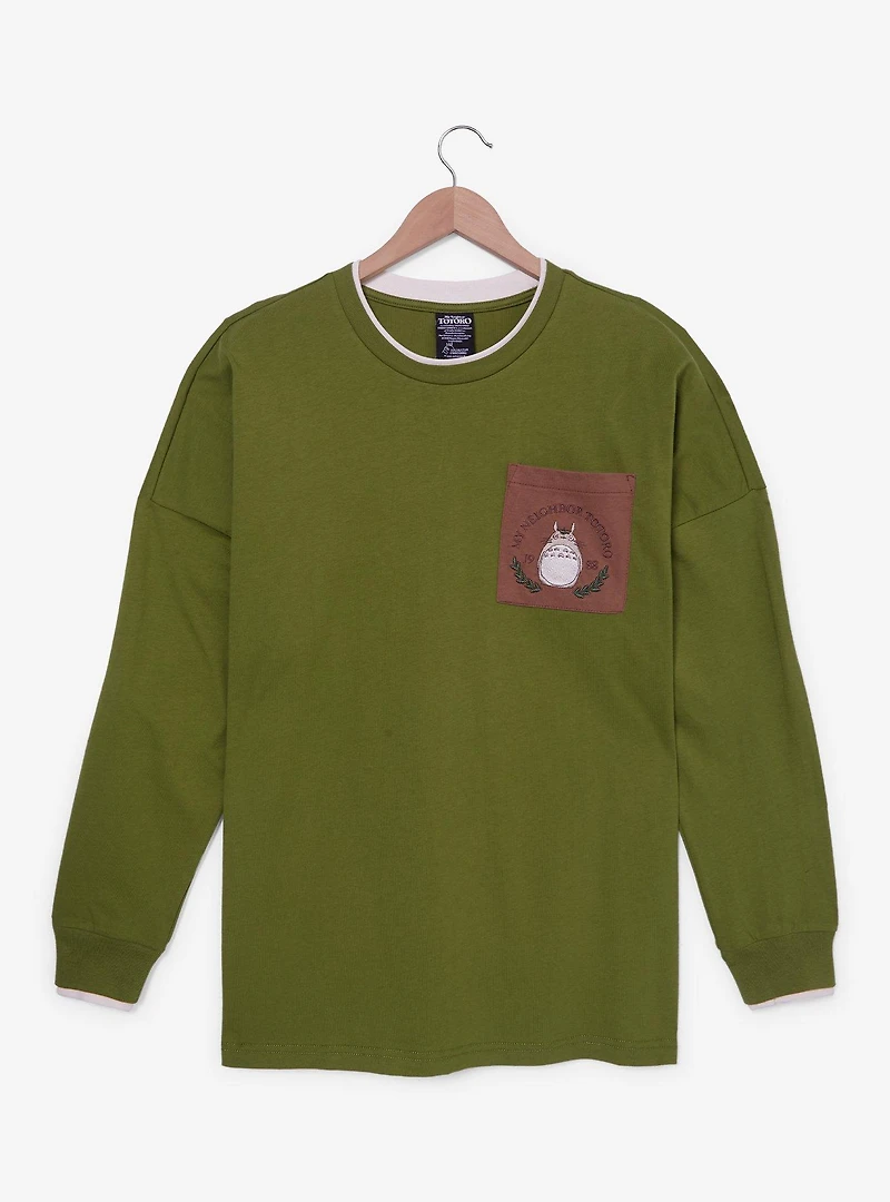 Her Universe Studio Ghibli® My Neighbor Totoro Pocket Women's Long Sleeve T-Shirt