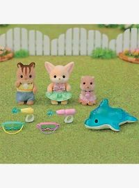 Calico Critters Nursery Friends Pool Fun Trio Figure Set