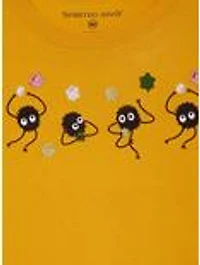 Our Universe Studio Ghibli® Spirited Away Embroidered Soot Sprites Women's Cropped T-Shirt - BoxLunch Exclusive