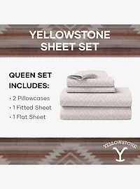 Yellowstone Arroyo Queen Sheet Set