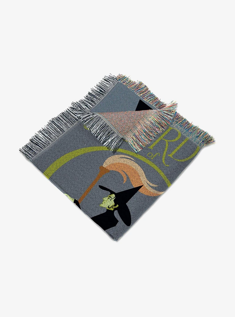 The Wizard of Oz Wicked Witch of the West Tapestry Throw Blanket