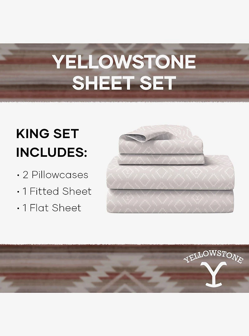 Yellowstone Arroyo King Sheet Set