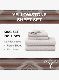 Yellowstone Arroyo King Sheet Set