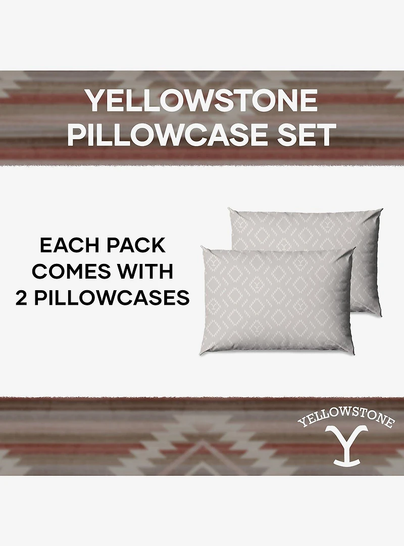 Yellowstone Arroyo Pillowcase Set 2-Pack
