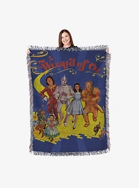 The Wizard of Oz Welcome to Oz Tapestry Throw Blanket