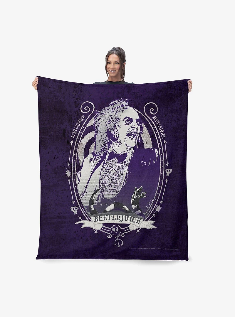 Beetlejuice Big Dark Room Silk Touch Throw Blanket