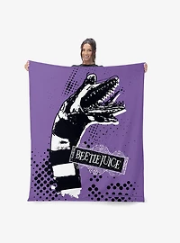 Beetlejuice I Hate Sandworms Silk Touch Throw Blanket