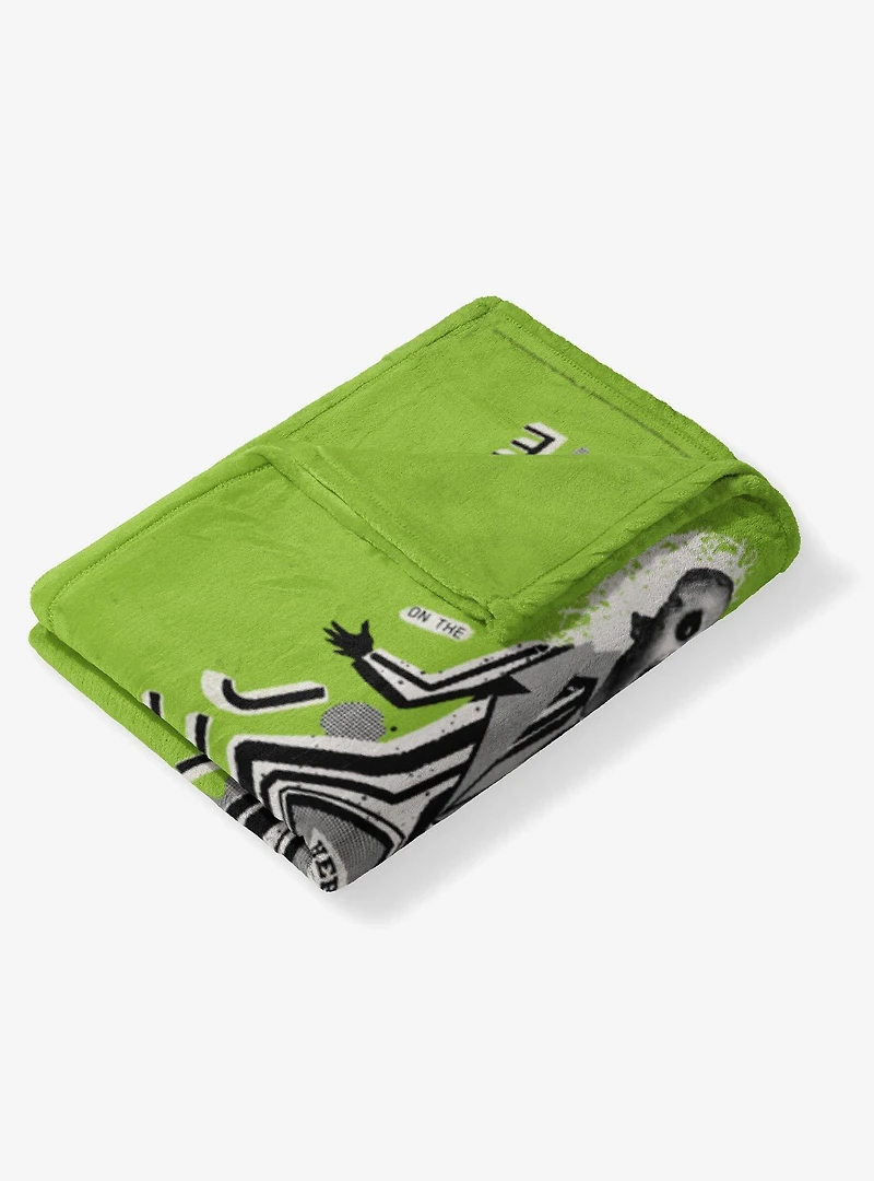 Beetlejuice Juice Is Loose Silk Touch Throw Blanket