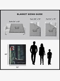 A Quiet Place Hiding Silk Touch Sherpa Throw Blanket