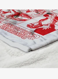 Dungeons & Dragons Characters Silk Touch Sherpa Throw Blanket
