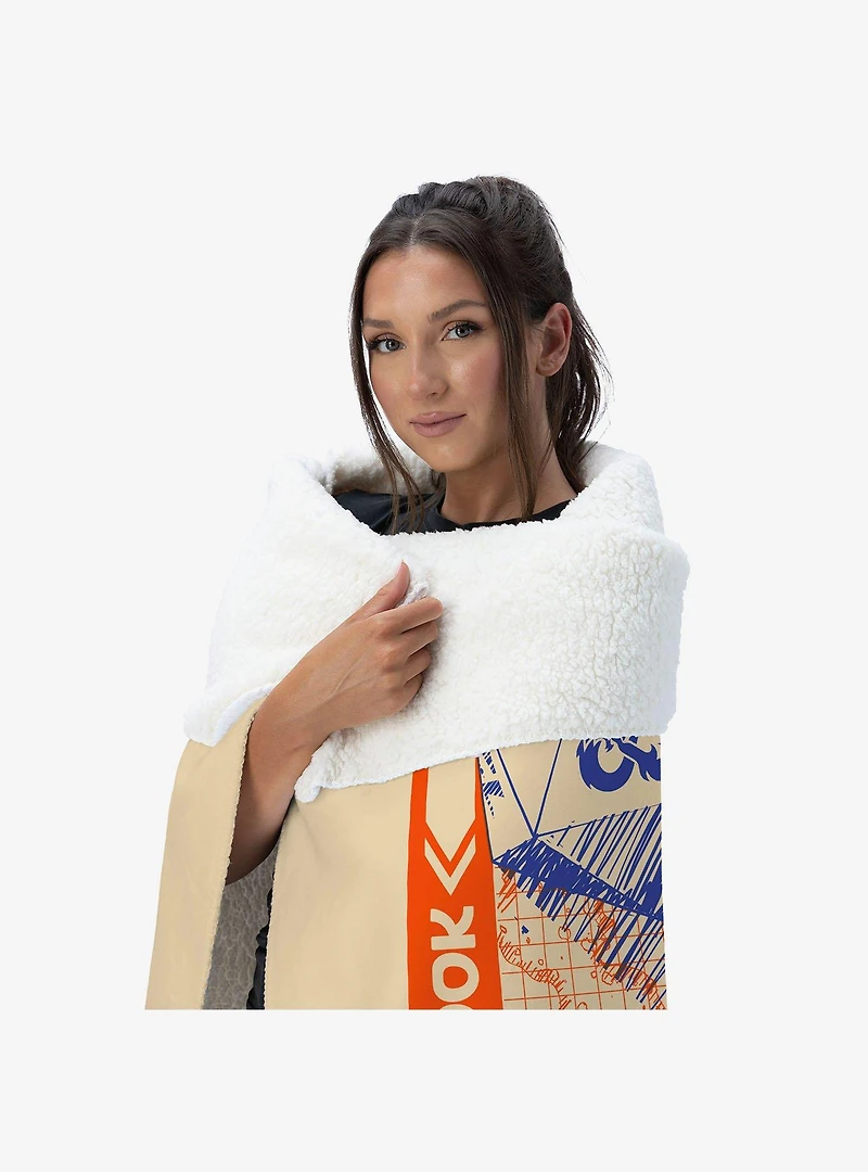 Dungeons & Dragons Critical Success Silk Touch Sherpa Throw Blanket