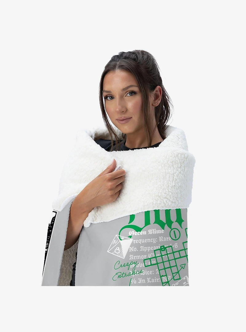 Dungeons & Dragons My Dungeon Silk Touch Sherpa Throw Blanket
