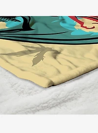 Dungeons & Dragons Red Dragon Silk Touch Sherpa Throw Blanket