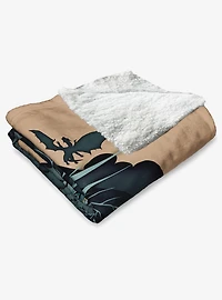 Dungeons & Dragons Scenic Route Silk Touch Sherpa Throw Blanket