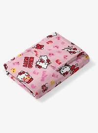 Sanrio Hello Kitty Hello Love Silk Touch Throw Blanket