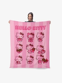 Sanrio Hello Kitty Sweetie Treats Silk Touch Throw Blanket
