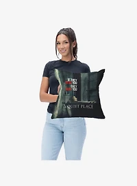 A Quiet Place Hiding Throw Pillow