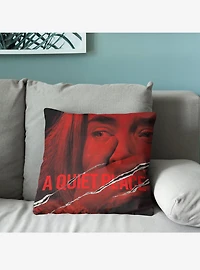 A Quiet Place Movie Poster Throw Pillow