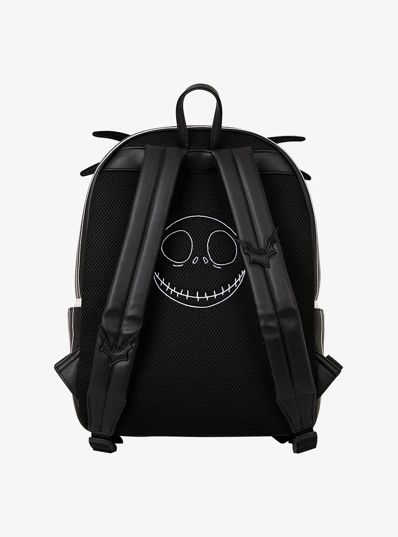 Loungefly Disney The Nightmare Before Christmas Jack Skellington Figural Glow-in-the-Dark Backpack