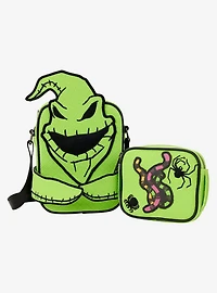 Loungefly Disney The Nightmare Before Christmas Oogie Boogie Figural Glow-in-the-Dark Crossbody Bag
