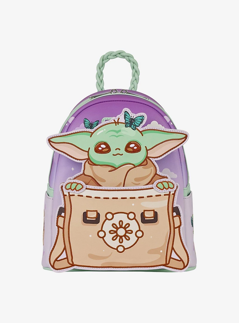 Loungefly Star Wars The Mandalorian Grogu Butterfly Mini Backpack