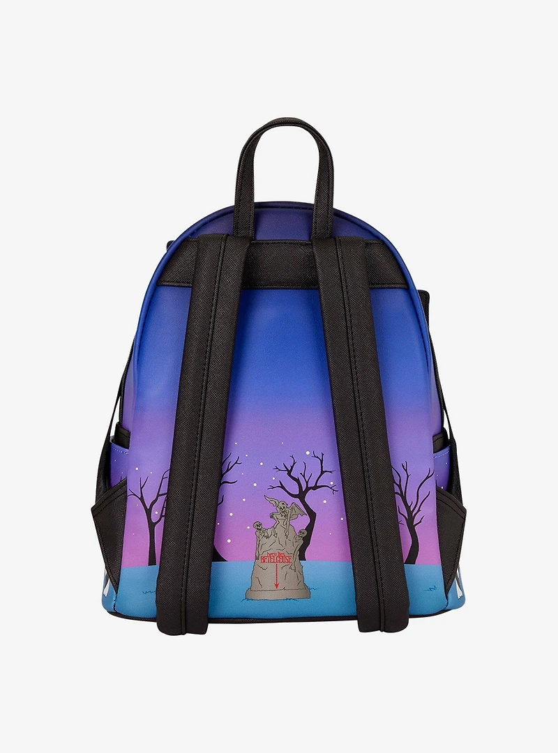 Loungefly Beetlejuice Maitland House Glow-In-The-Dark Mini Backpack