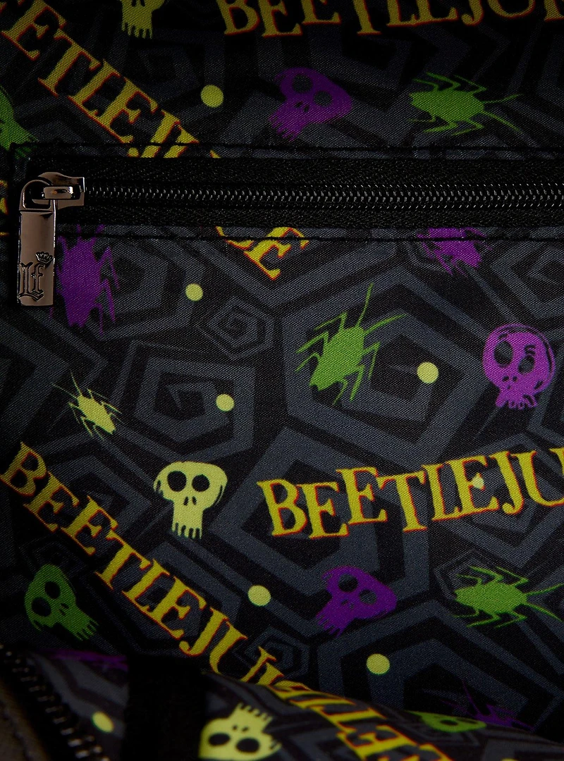 Loungefly Beetlejuice Maitland House Glow-In-The-Dark Mini Backpack