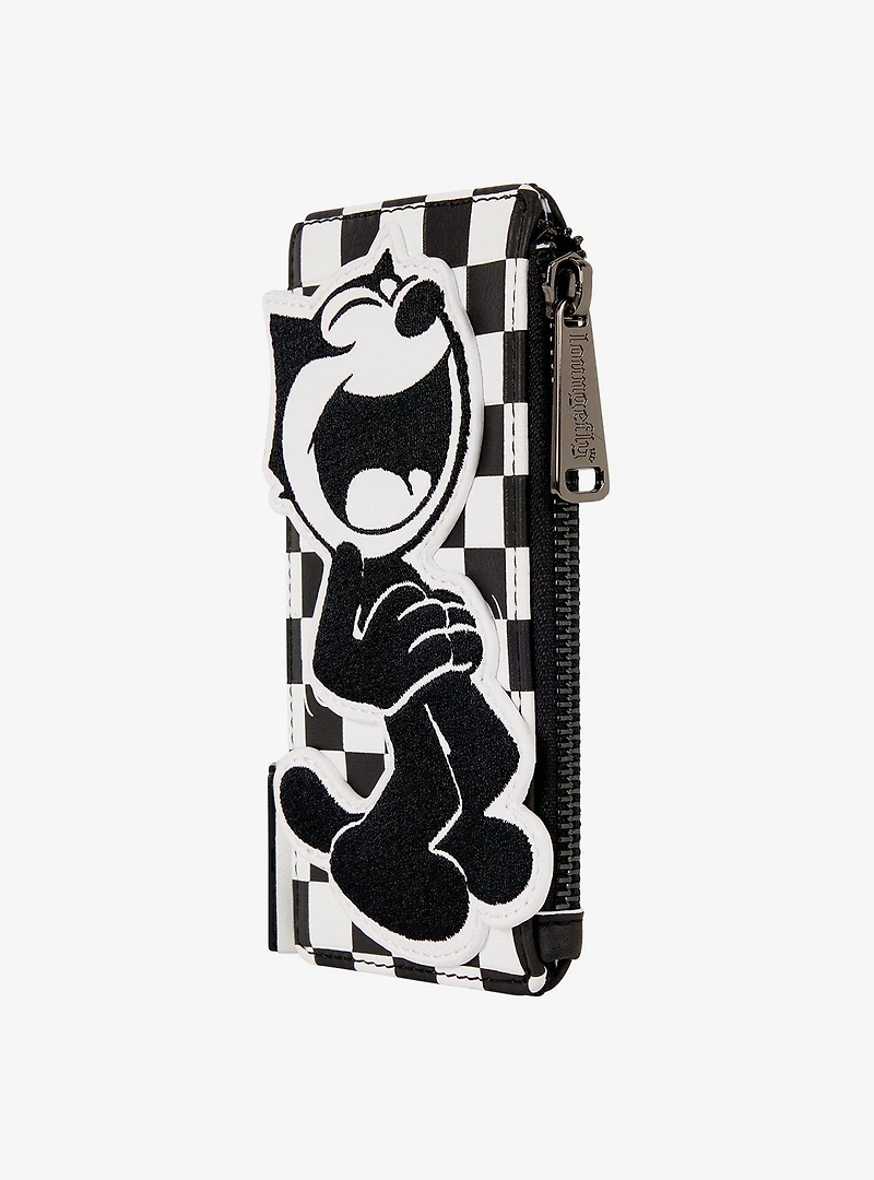 Loungefly Felix the Cat Checkered Card Holder