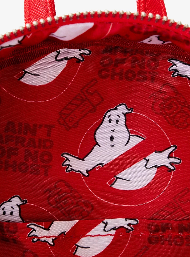 Loungefly Ghostbusters Logo Glow-in-the-Dark Mini Backpack