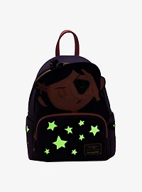 Loungefly Coraline Seeing Stone Figural Glow-in-the-Dark Mini Backpack