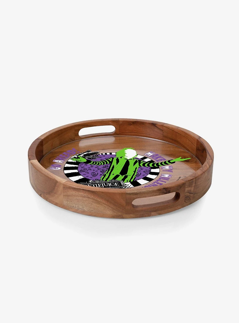 Beetlejuice Make My Millenium Serving Tray with Glass Insert