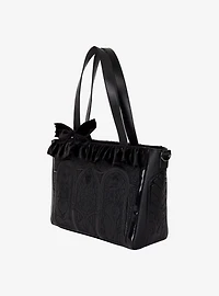 Loungefly Disney Villains Tonal Stained Glass Windows Tote Bag