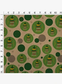 Elf Cotton Headed Ninny Muggins Kraft Wrapping Paper