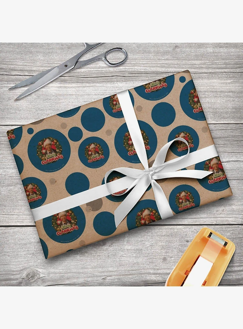 National Lampoon's Christmas Vacation Merry Clarkmas Kraft Wrapping Paper