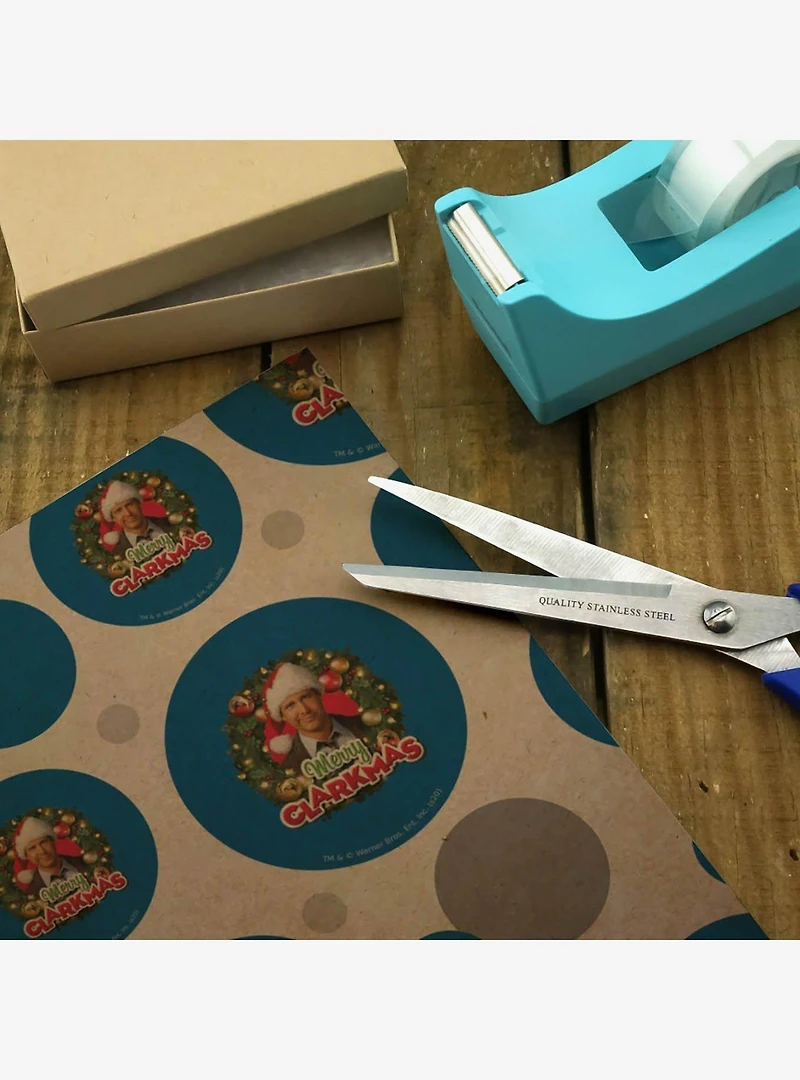 National Lampoon's Christmas Vacation Merry Clarkmas Kraft Wrapping Paper