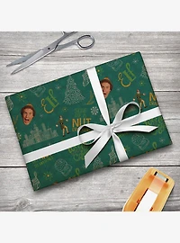 Elf Movie Pattern Kraft Wrapping Paper