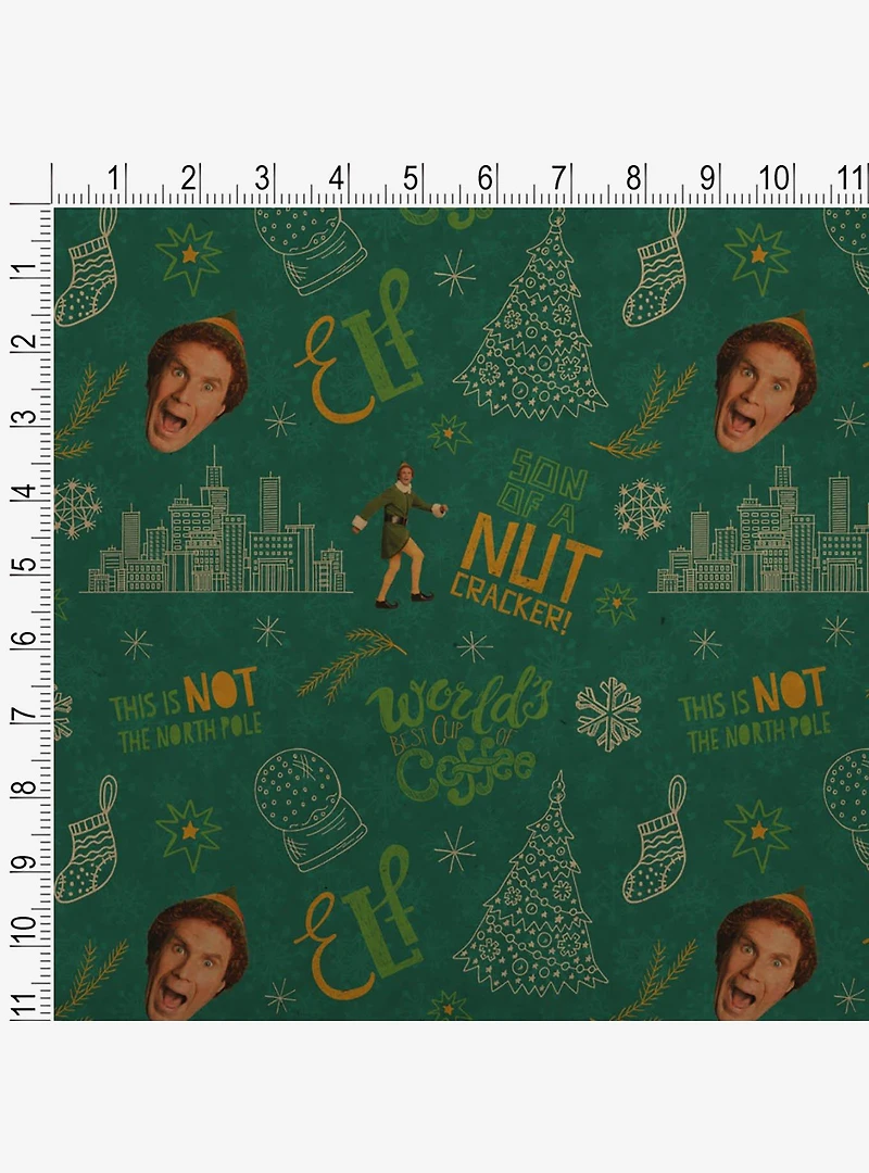 Elf Movie Pattern Kraft Wrapping Paper