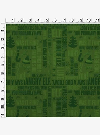 Elf Movie Quotes Repeating Pattern Kraft Wrapping Paper