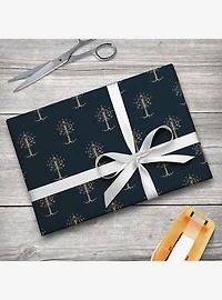 The Lord Of The Rings Tree of Gondor Kraft Wrapping Paper