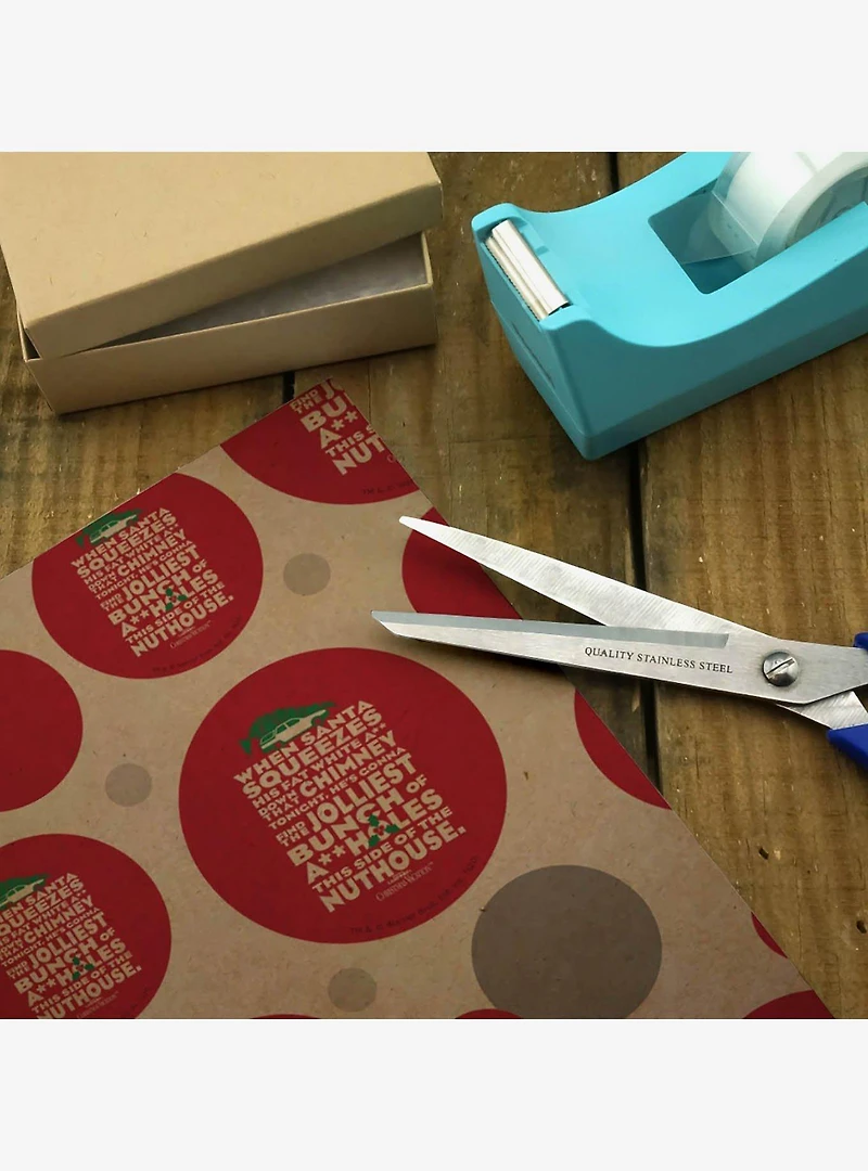 National Lampoon's Christmas Vacation Jolliest Bunch Kraft Wrapping Paper