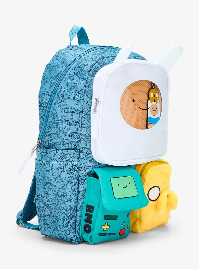 Adventure Time Finn & Jake Figural Multi-Pocket Backpack — BoxLunch Exclusive